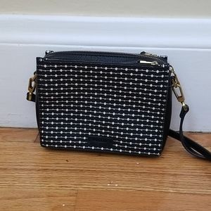 Fossil Campbell Crossbody, in Black Stripe
